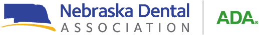 nebraska dental association logo next to the american dental association logo