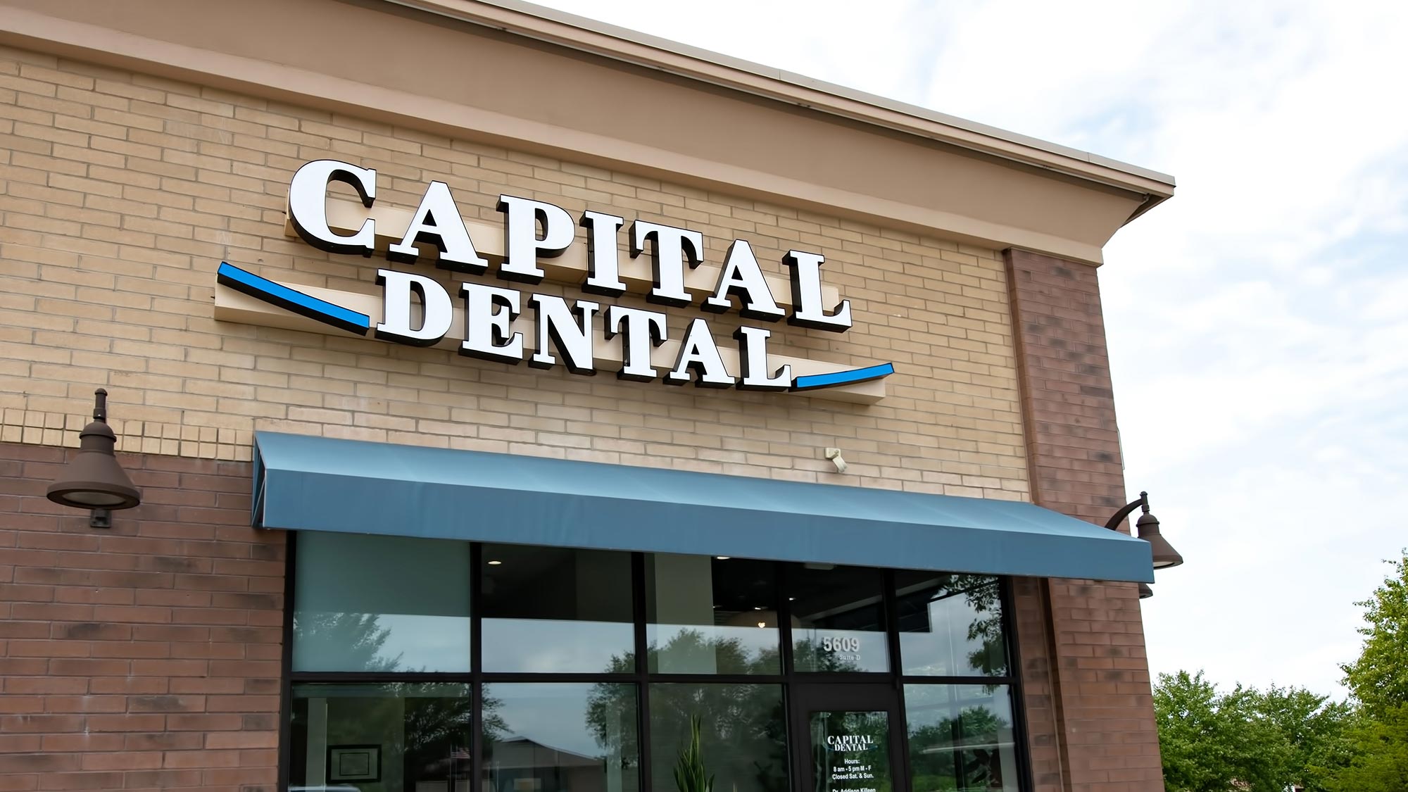 Exterior of the Capital Dental office in Lincoln, Nebraska